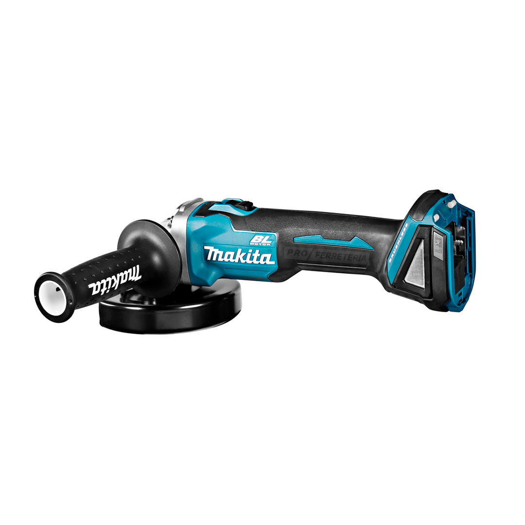 Mini grinder 18V 125mm with 2 batteries 4Ah and case Makita DGA504RMJ