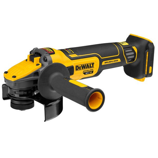 18v XR 125mm brushless grinder with 2 5Ah bats and case + Dewalt DCG409P2X Disc