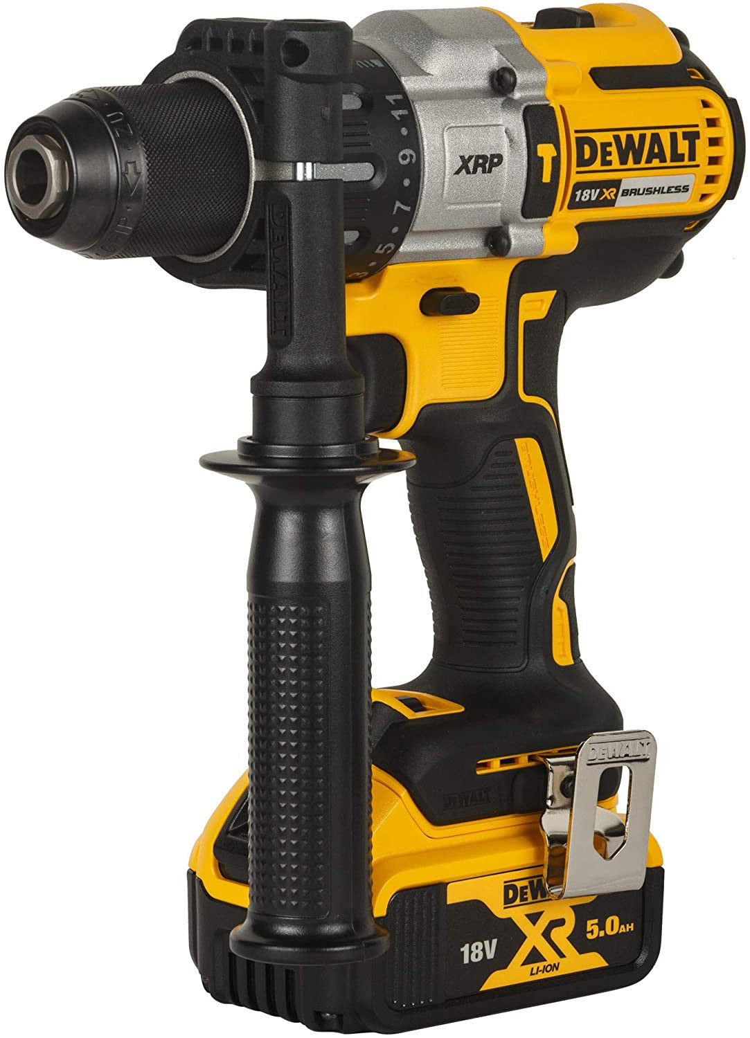 Combo Dewalt Taladro Percutor XRP DCD996P2 + Amoladora DCG412N