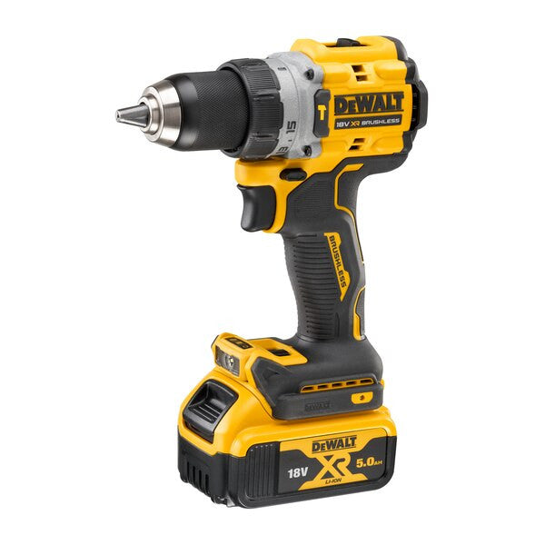 Taladro percutor compacto sin escobillas XR 18V LI-ION 5 Ah Dewalt DCD805P2T