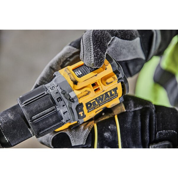 Taladro percutor compacto sin escobillas XR 18V LI-ION 5 Ah Dewalt DCD805P2T