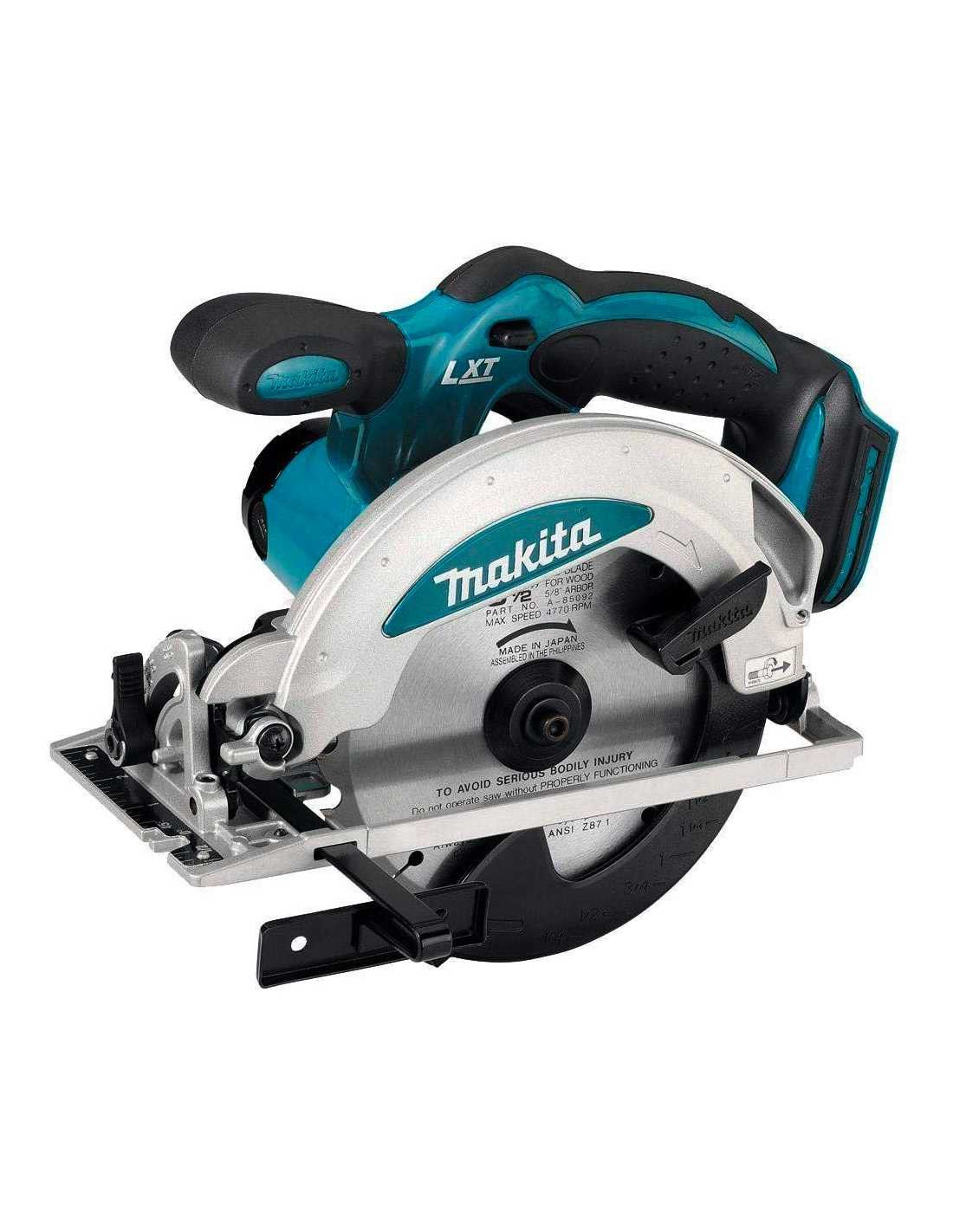 Kit Makita DHP486 hammer drill + DSS610 circular saw + 2bat 5Ah + charger + LXT600 DLX2480BL2 bag