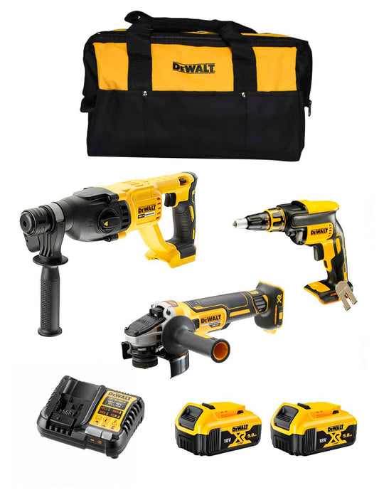 Kit panel yeso 3 herramientas + 2bat 5Ah + cargador + bolsa Dewalt DCK304P2 XR