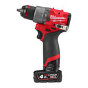 Taladro percutor M12 Fuel + 2bat 4Ah + Cargador + Maletín Milwaukee M12 FPD2-402X MILWAUKEE - 5