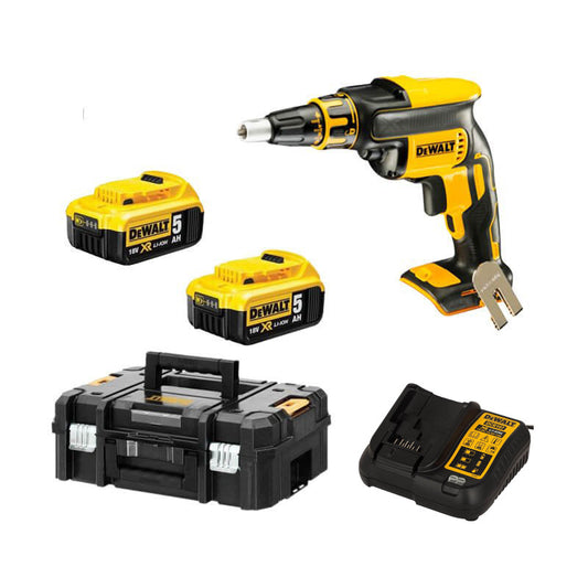 Atornillador para pladur 18V 2 baterías 5.0Ah con maletin Dewalt DCF620P2