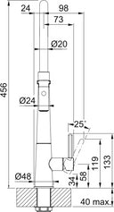 Grifo de Cocina Icon Semi Pro HP MB FRANKE - 6