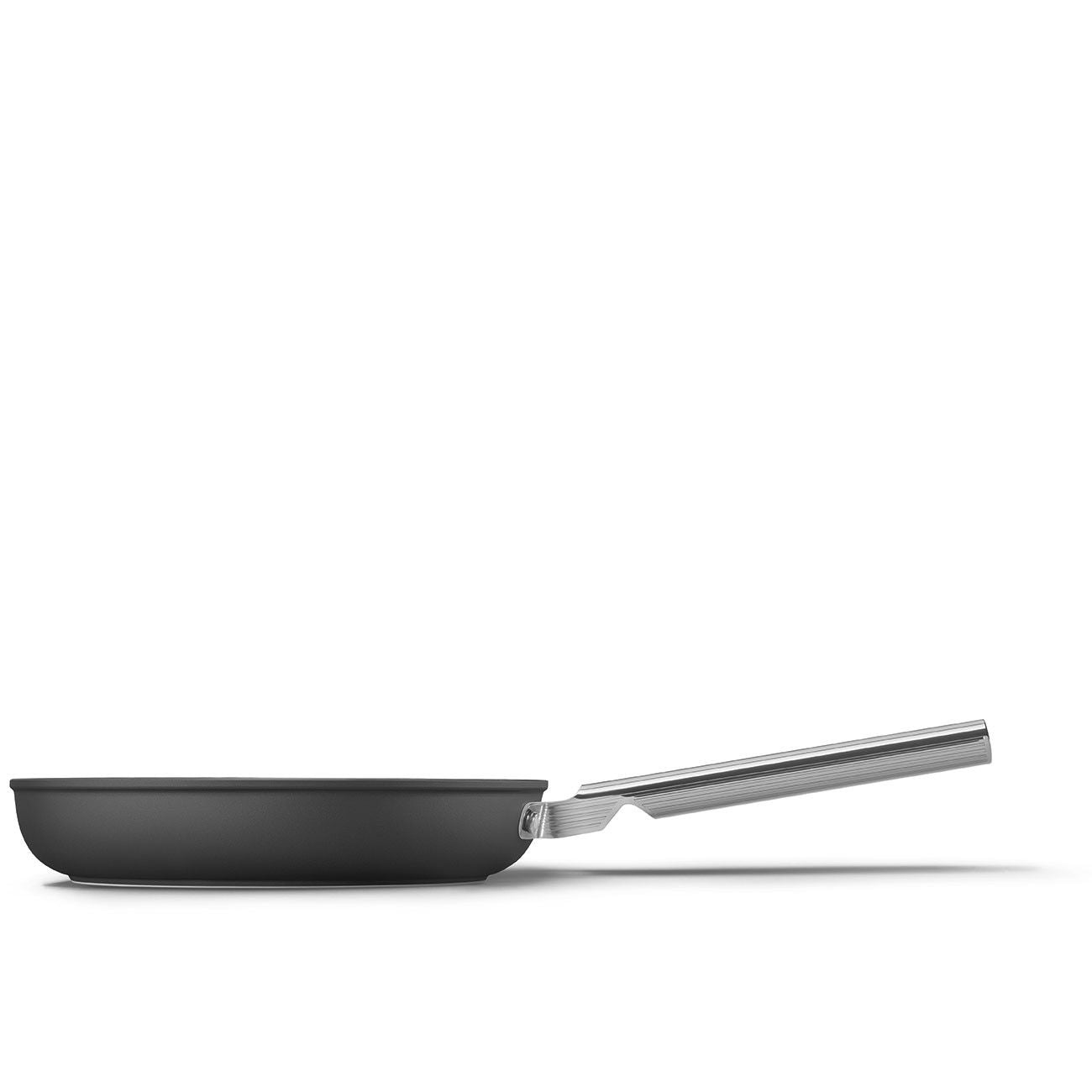 Set of 4 Smeg Matte Black Non-Stick Frying Pans