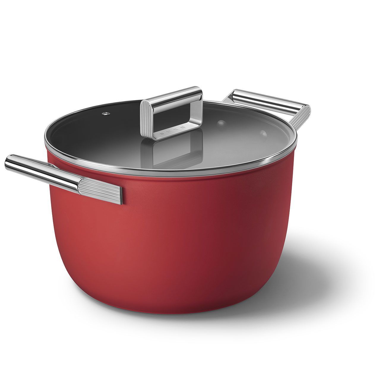 Smeg Matte Red Pot Set