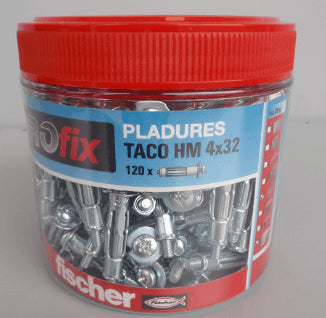 Bote 16Ud Taco Hormigón PROfix FWA 10x95 Fischer