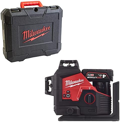 Nivel láser de 3 lineas Verde M12 Batería + Cargador + Maletin Milwaukee M123PL-401C