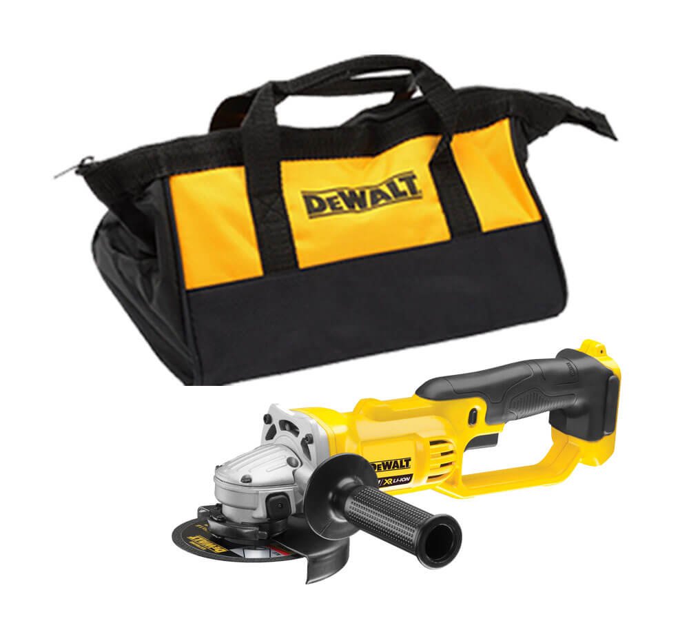 Amoladora 18V XR Dewalt DCG412Z con Bolsa