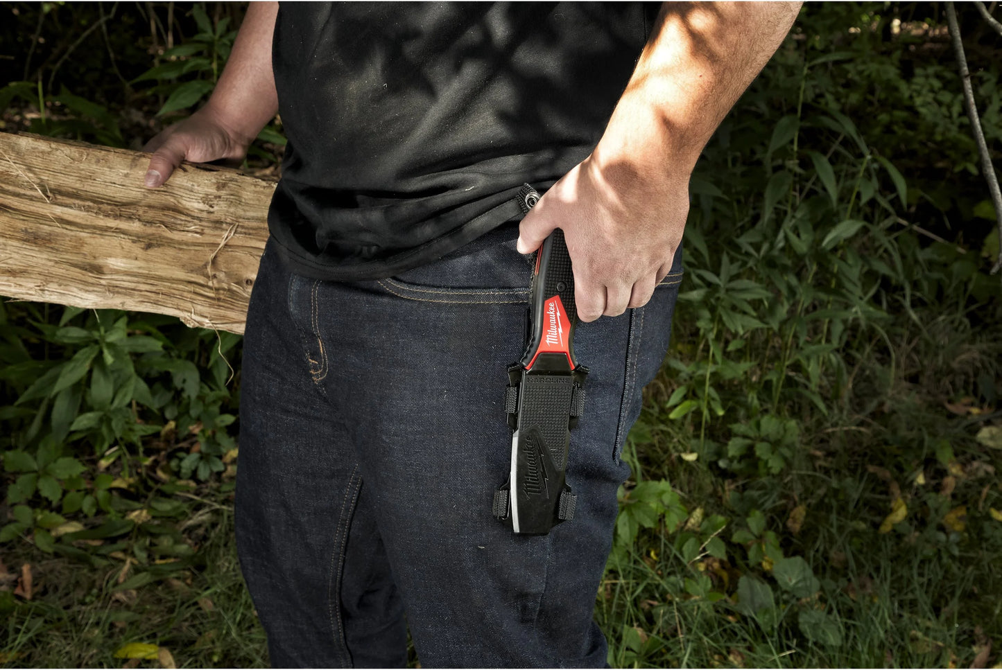 Cuchillo de hoja de acero AUS-8 fija 127mm Milwaukee