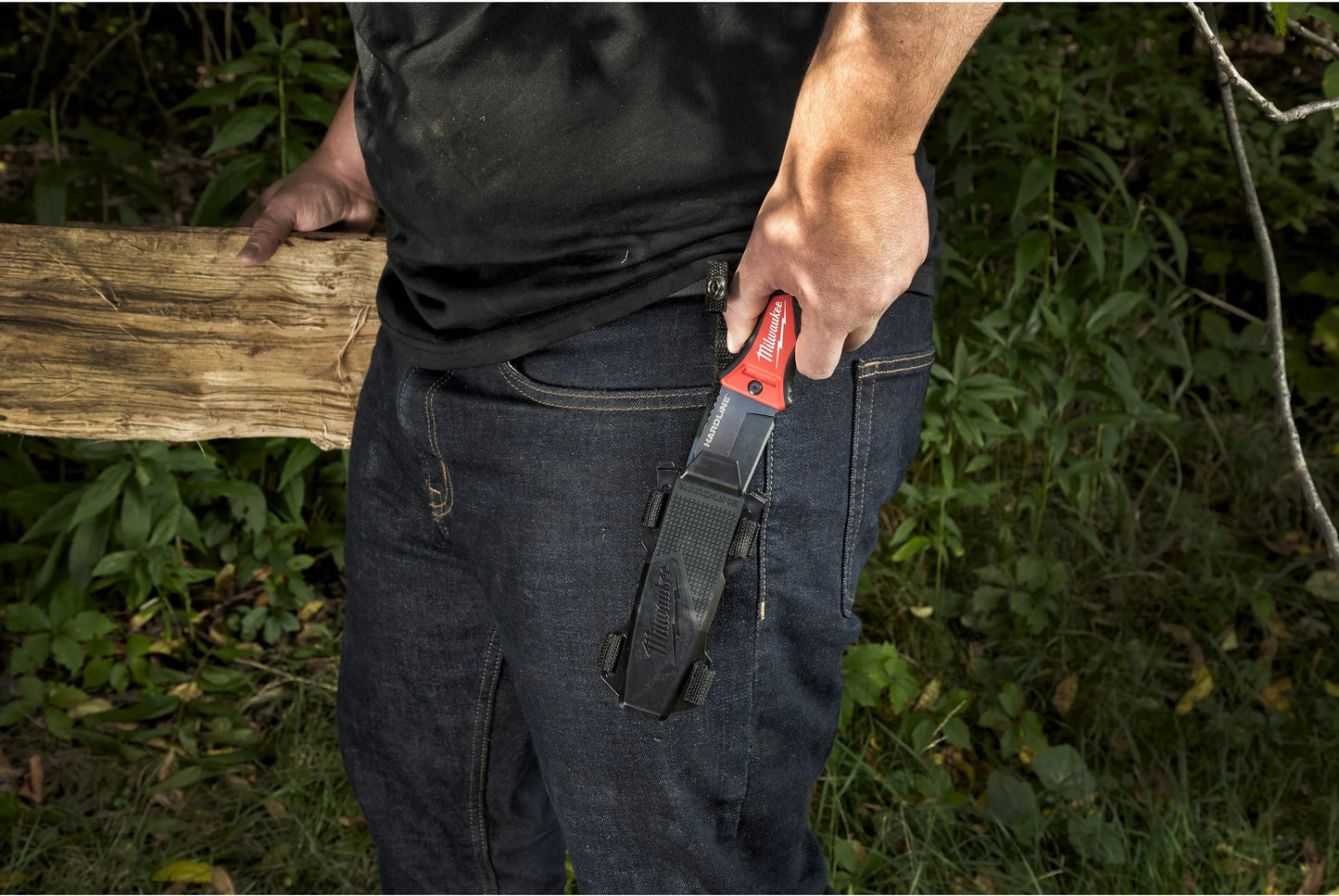 Cuchillo de hoja de acero AUS-8 fija 127mm Milwaukee