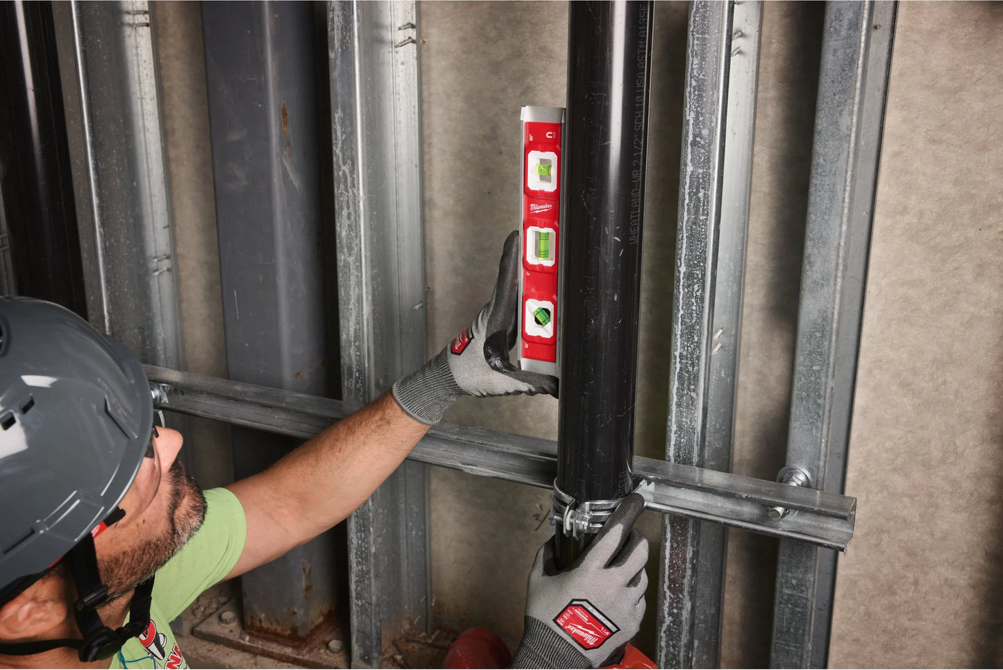 Torpedo level with 3 vials 25cm Milwaukee