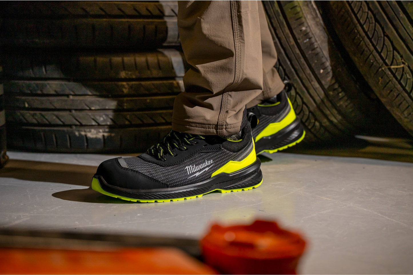 FLEXTED high-visibility safety shoes FXT S1PS Yellow