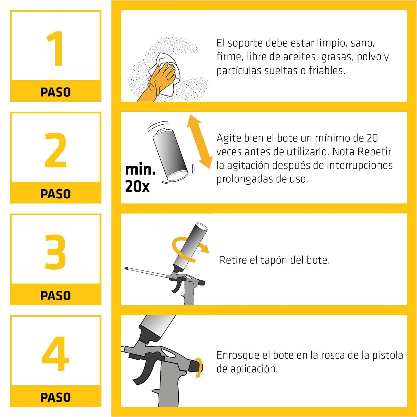 Self-expanding polyurethane foam 750ml Sika Boom-580