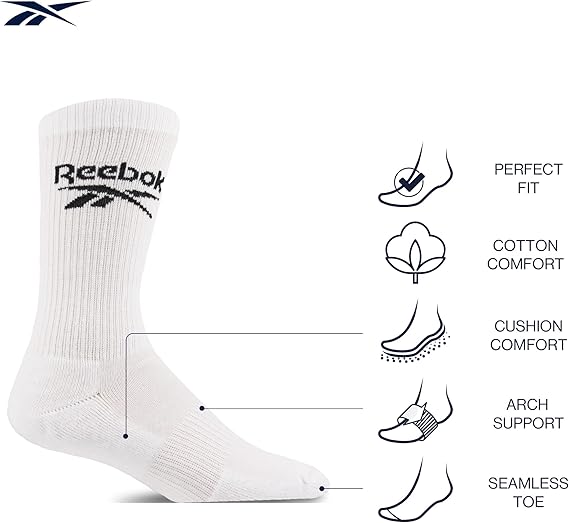 Pack 3 pares de calcetines Active Core Reebok