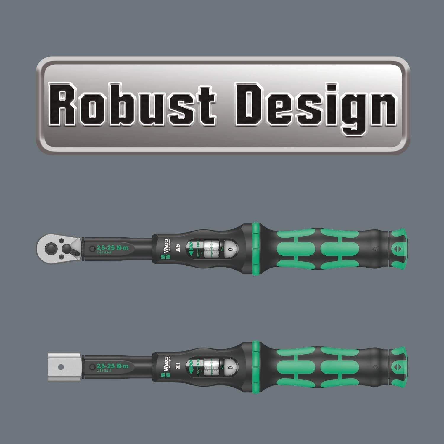 Llave dinamométrica con carraca reversible 40-200Nm Wera Click-Torque C 3 ref.075622