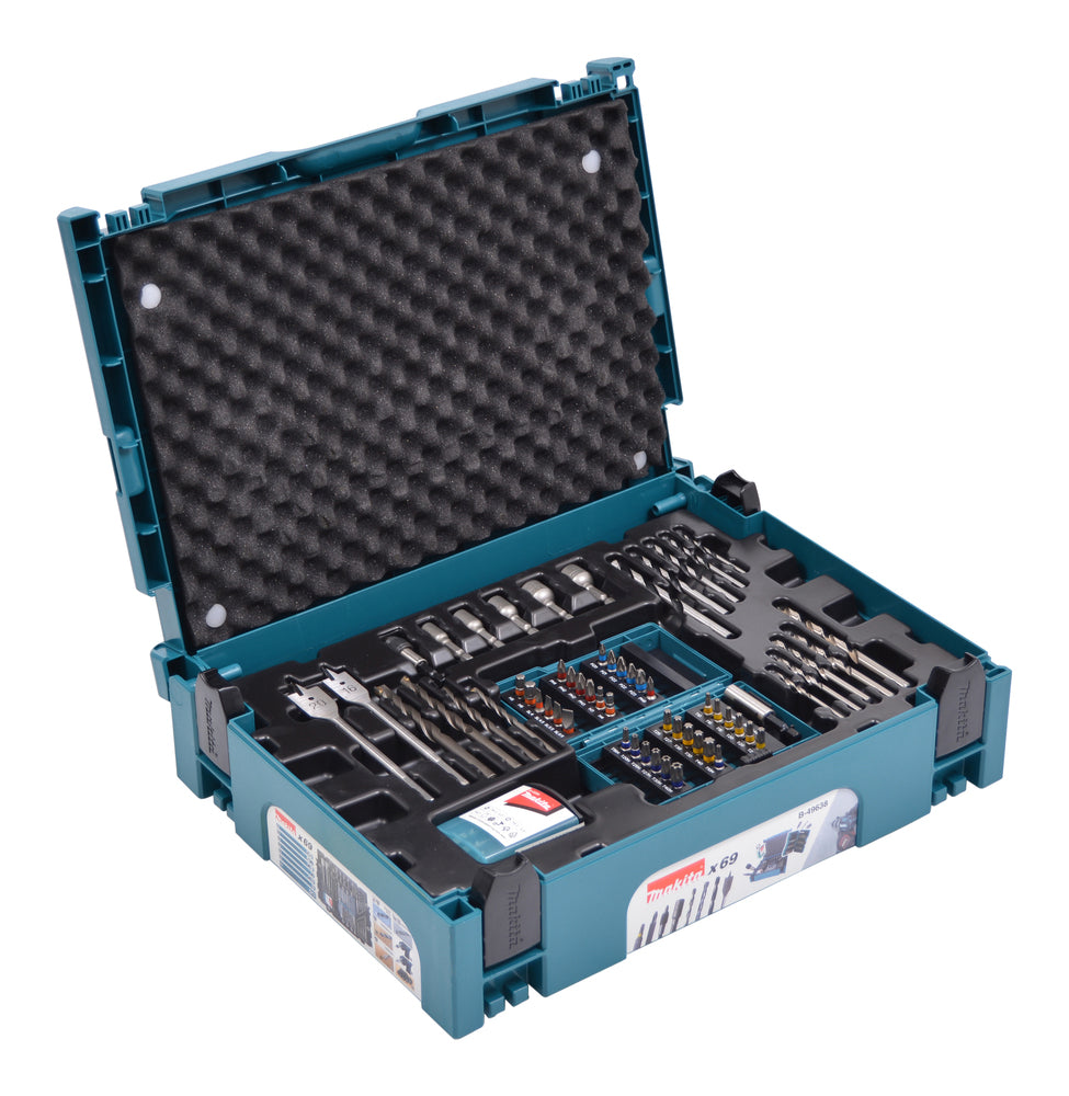 Makita B-49638 Makpac 69pcs Accessory Case