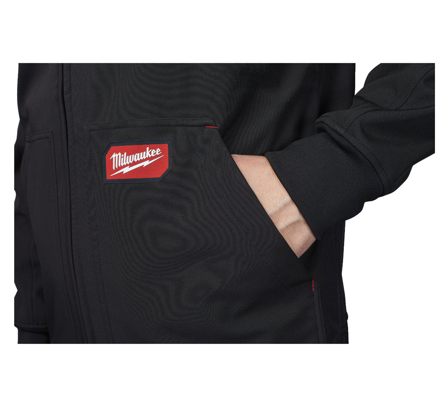 Chaqueta con capucha FREEFLEX Softshell Negra Milwaukee SJ BL