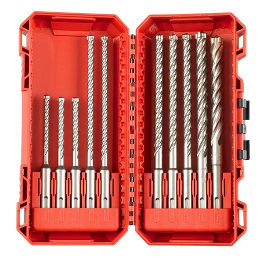 SDS-PLUS MX4 drill bits case 10 units Milwaukee