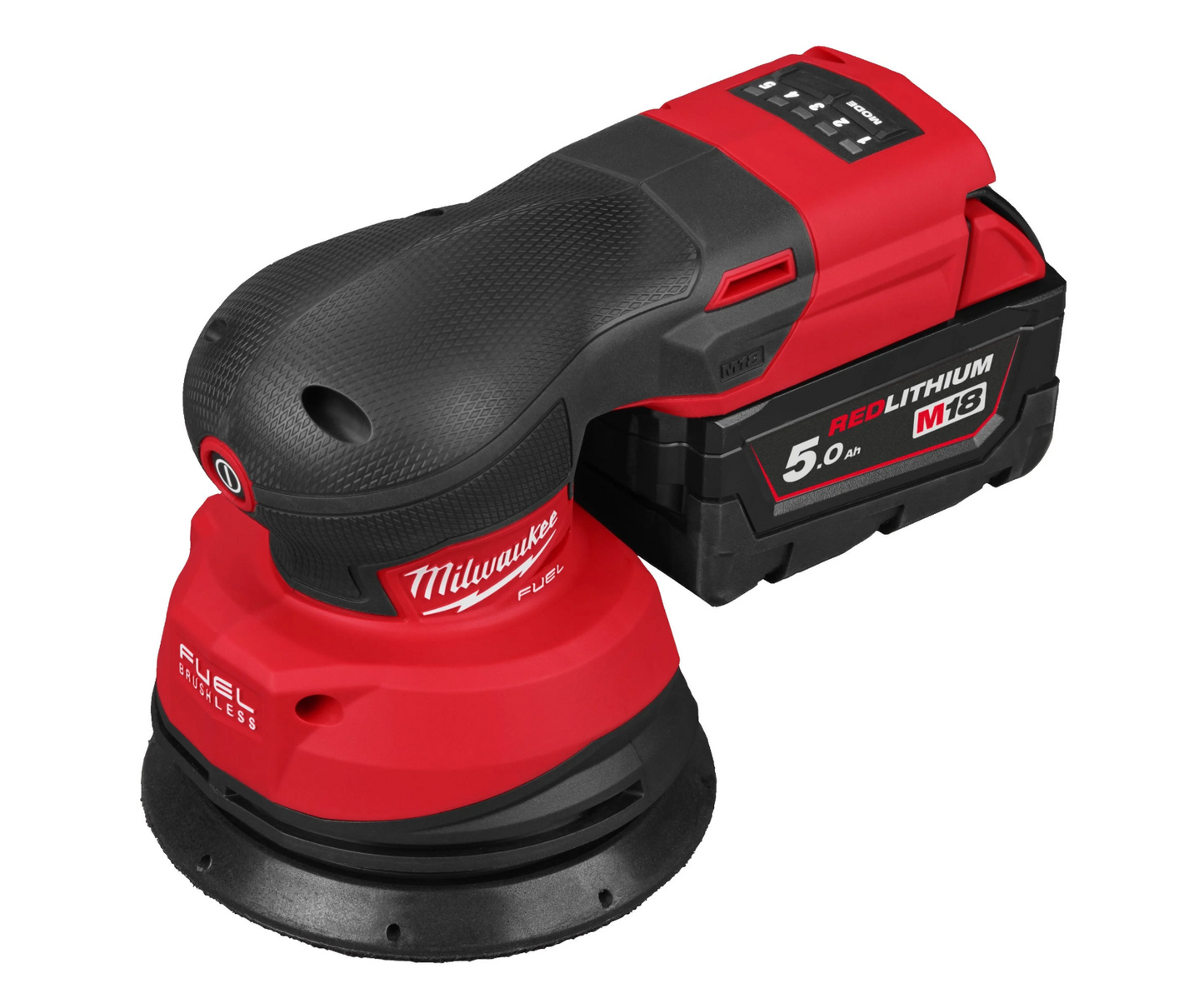 M18 Fuel 125mm Rotorbital Sander + 2bat 5Ah + Charger + Case Milwaukee M18 FROS125-502X