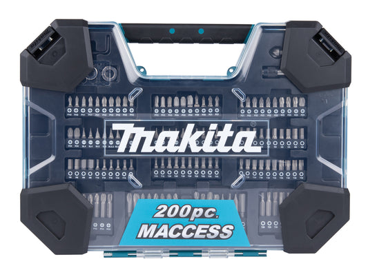 Makita Maccess Drill Bit and Screwdriver Bit Set (200 pcs) E-22610