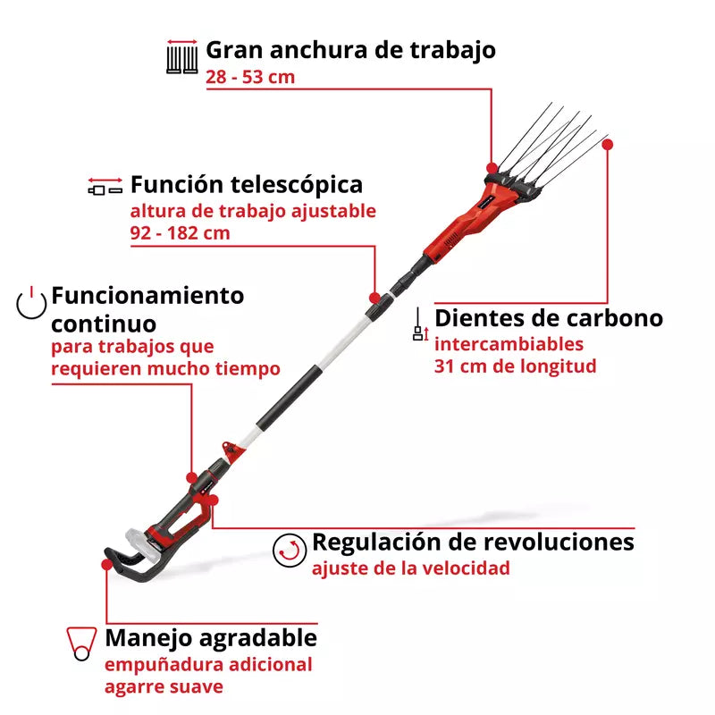 Einhell GE-FS 18/53 Li-Solo battery harvester