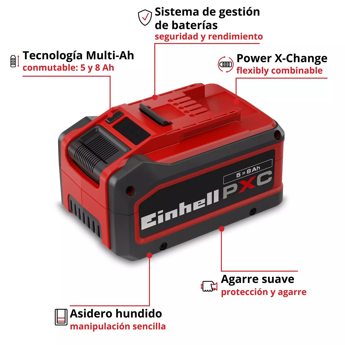 Batería 5-8Ah Multi PXC+ Einhell