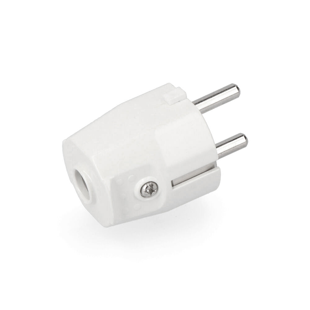 F-type plug 4.8mm 10/16A T/TL White EDM E40997