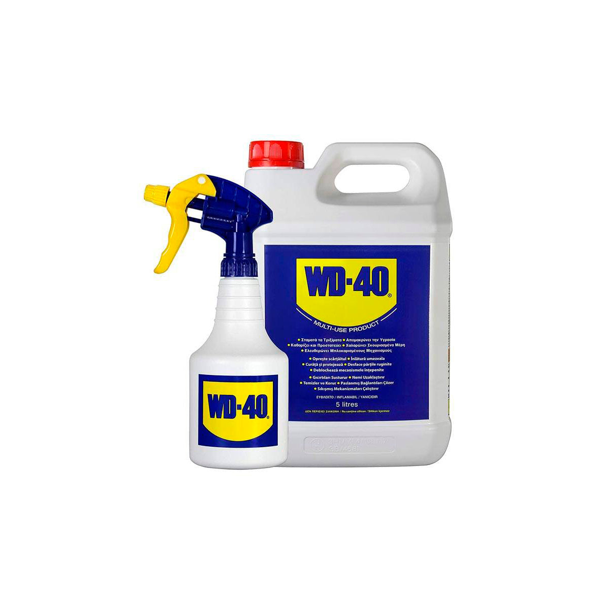 Multipurpose oil 5L can + WD-40 sprayer