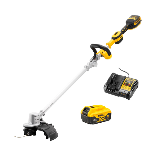 Dewalt DCMST561P1 XR 18V 36cm Folding Handle Grass Trimmer with Battery and Charger