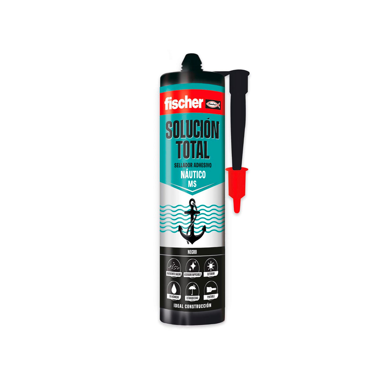 Cartucho Adhesivo Sellador 290ml Fischer MS Especial Náutico